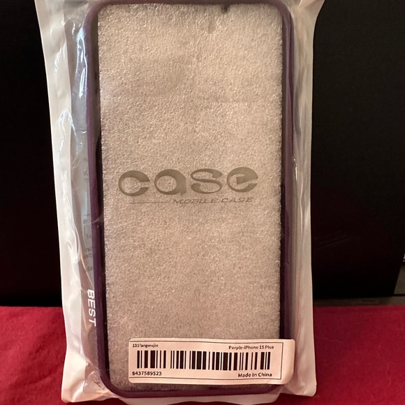 I phone 15 plus silicone phone case in purple - Picture 4 of 4